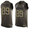 Cheap Gavin Escobar Cowboys Tank Top From China Salute TO Service Olive #89