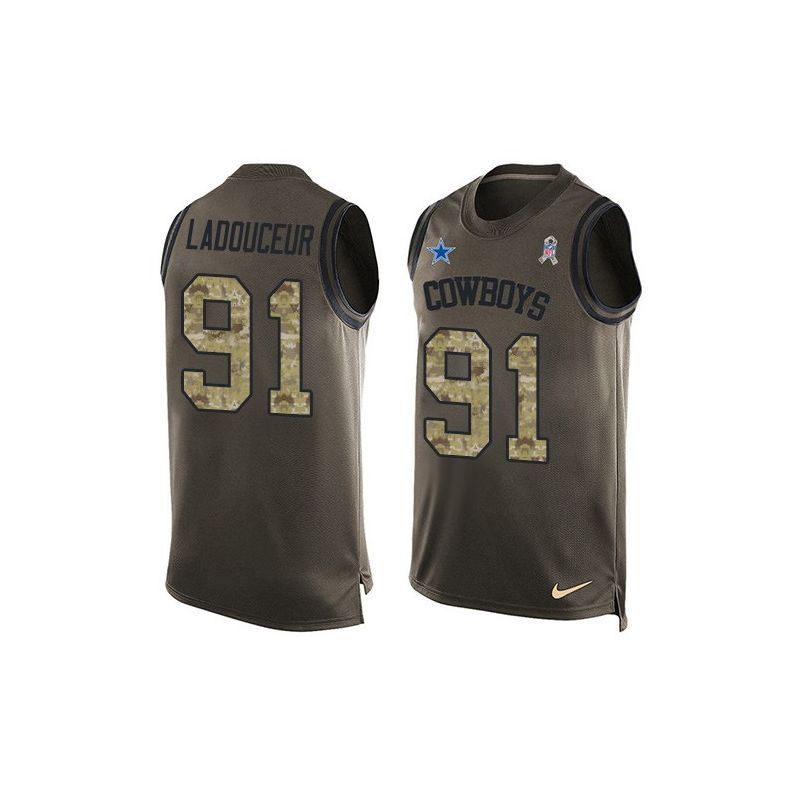 Cheap LP LaDouceur Cowboys Tank Top From China Salute TO Service Olive #91