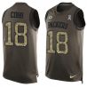 Cheap Randall Cobb Packers Tank Top From China Salute TO Service Olive #18