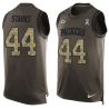 Cheap James Starks Packers Tank Top From China Salute TO Service Olive #44