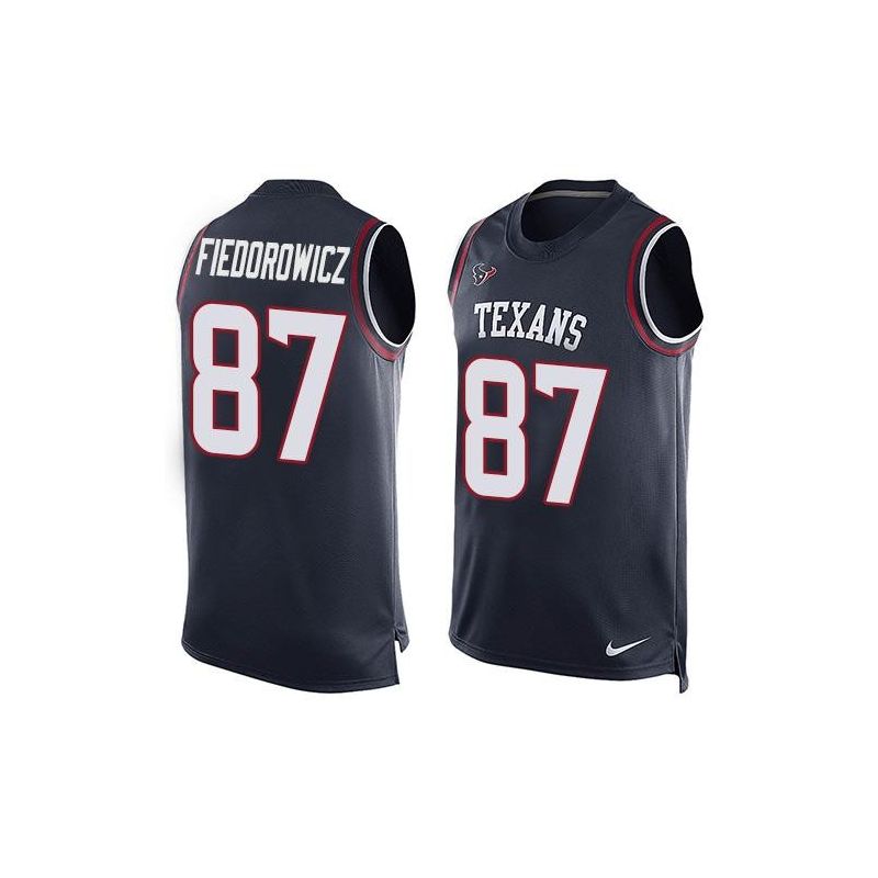 Cheap CJ Fiedorowicz Texans Tank Top From China #87