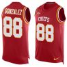 Cheap Tony Gonzalez Chiefs Tank Top From China #88