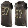 Cheap Tre Mason Rams Tank Top From China Salute TO Service Olive #27