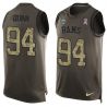 Cheap Robert Quinn Rams Tank Top From China Salute TO Service Olive #94