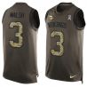 Cheap Blair Walsh Vikings Tank Top From China Salute TO Service Olive #3
