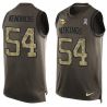Cheap Eric Kendricks Vikings Tank Top From China Salute TO Service Olive #54