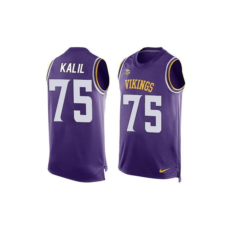 Cheap Matt Kalil Vikings Tank Top From China #75