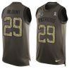 Cheap LeGarrette Blount Patriots Tank Top From China Salute TO Service Olive #29