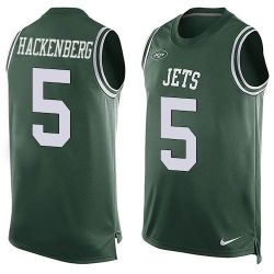 Cheap Christian Hackenberg Jets Tank Top From China #5