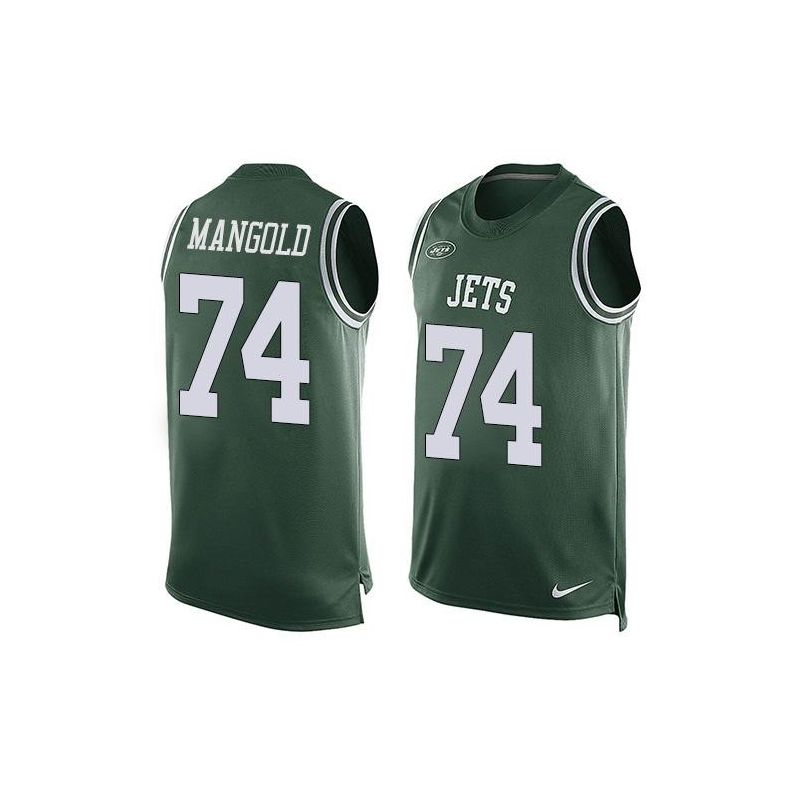 Cheap Nick Mangold Jets Tank Top From China #74