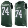 Cheap Nick Mangold Jets Tank Top From China #74