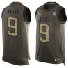 Cheap Bryce Petty Jets Tank Top From China Salute TO Service Olive #9