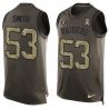 Cheap Malcolm Smith Raiders Tank Top From China Salute TO Service Olive #53