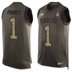 Cheap Cody Parkey Eagles Tank Top From China Salute TO Service Olive #1