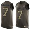 Cheap Sam Bradford Eagles Tank Top From China Salute TO Service Olive #7