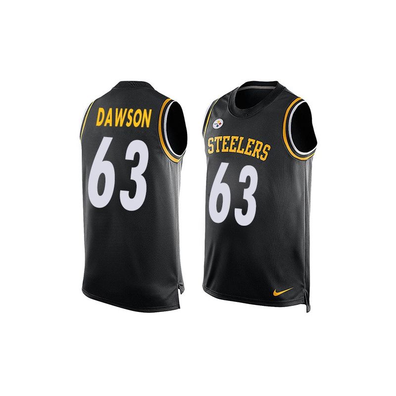 Cheap Dermontti Dawson Steelers Tank Top From China #63