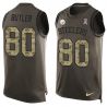 Cheap Jack Butler Steelers Tank Top From China Salute TO Service Olive #80