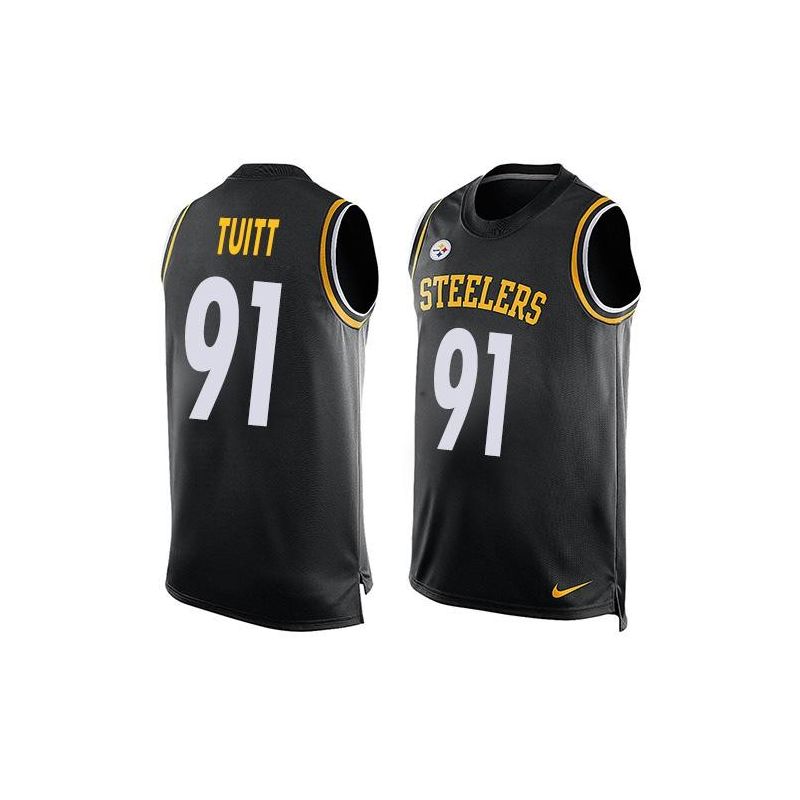 Cheap Stephon Tuitt Steelers Tank Top From China #91
