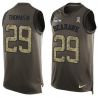 Cheap Earl Thomas III Seahawks Tank Top From China Salute TO Service Olive #29