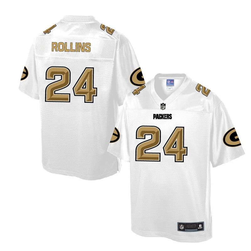 Cheap Quinten Rollins Packers Jersey From China White Golden #24