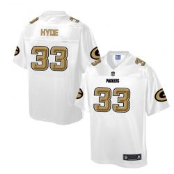 Cheap Micah Hyde Packers Jersey From China White Golden #33