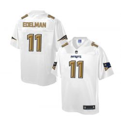 Cheap Julian Edelman Patriots Jersey From China White Golden #11