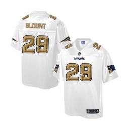Cheap LeGarrette Blount Patriots Jersey From China White Golden #29