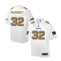 Cheap Devin McCourty Patriots Jersey From China White Golden #32