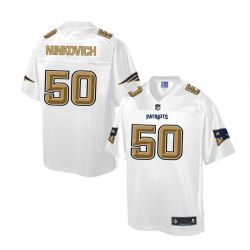 Cheap Rob Ninkovich Patriots Jersey From China White Golden #50