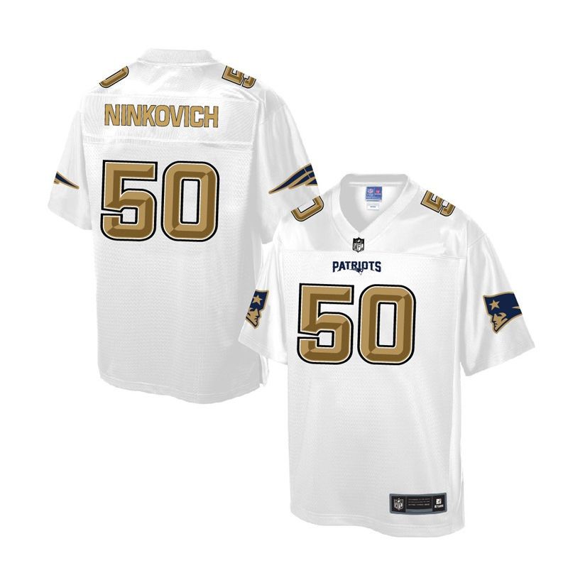 Cheap Rob Ninkovich Patriots Jersey From China White Golden #50