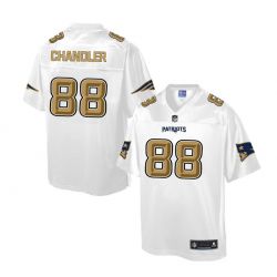 Cheap Scott Chandler Patriots Jersey From China White Golden #88