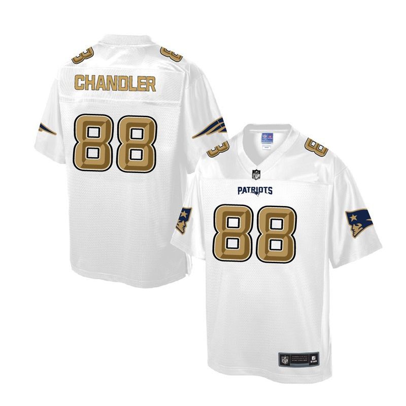 Cheap Scott Chandler Patriots Jersey From China White Golden #88