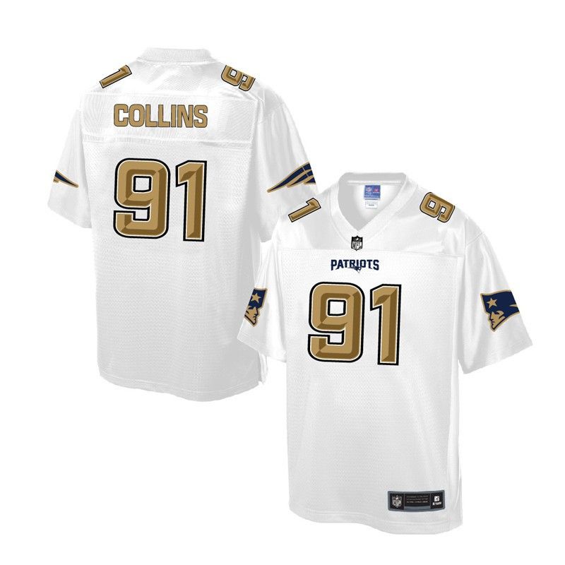 Cheap Jamie Collins Patriots Jersey From China White Golden #91