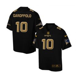 Cheap Jimmy Garoppolo Patriots Jersey From China Black Golden #10
