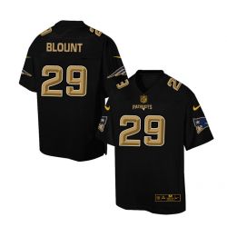 Cheap LeGarrette Blount Patriots Jersey From China Black Golden #29