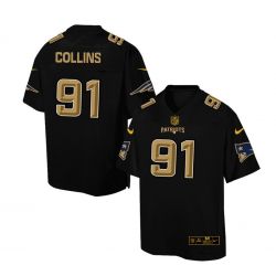 Cheap Jamie Collins Patriots Jersey From China Black Golden #91