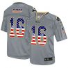 Cheap Jared Goff Rams Jersey From China Gray USA Flag Fashion #16