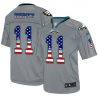 Cheap Carson Wentz Eagles Jersey From China Gray USA Flag Fashion #11