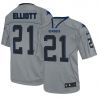Cheap Ezekiel Elliott Cowboys Jersey From China Grey Lights out #21