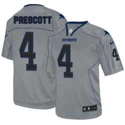 Cheap Dak Prescott Cowboys Jersey From China Gray Lights out #4