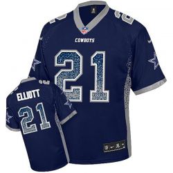 Cheap Ezekiel Elliott Cowboys Jersey From China Blue Drift Fashion I #21