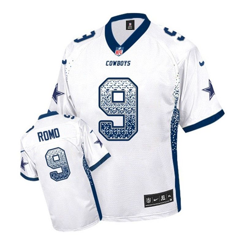 Cheap Tony Romo Cowboys Jersey From China White Drift Fashion I #9