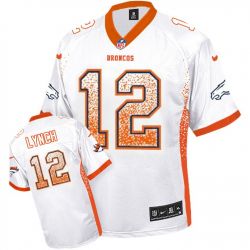 Cheap Paxton Lynch Broncos Jersey From China White Drift Fashion I #12