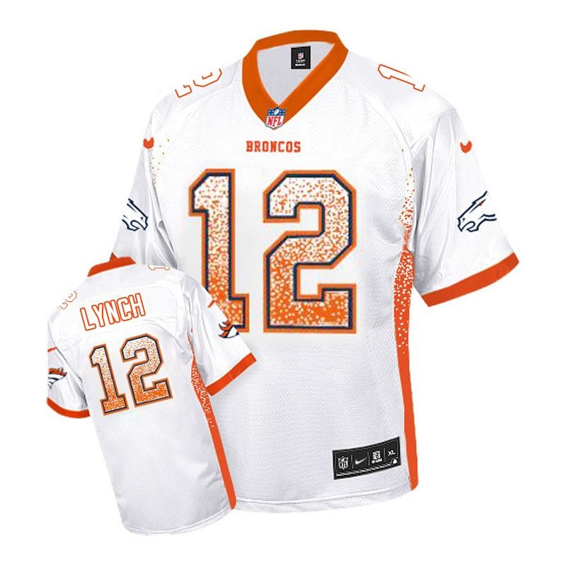 Cheap Paxton Lynch Broncos Jersey From China White Drift Fashion I #12