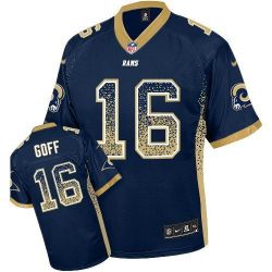 Cheap Jared Goff Rams Jersey From China Blue Drift Fashion I #16