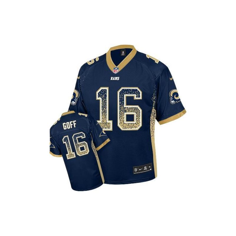 Cheap Jared Goff Rams Jersey From China Blue Drift Fashion I #16