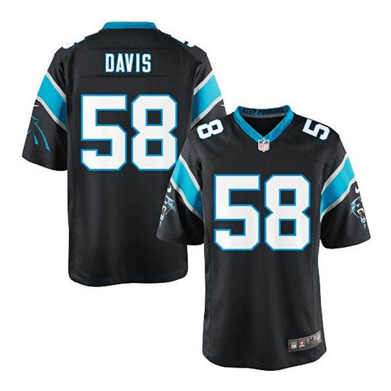 Cheap Thomas Davis Sr Panthers Jersey From China Black Limited #58