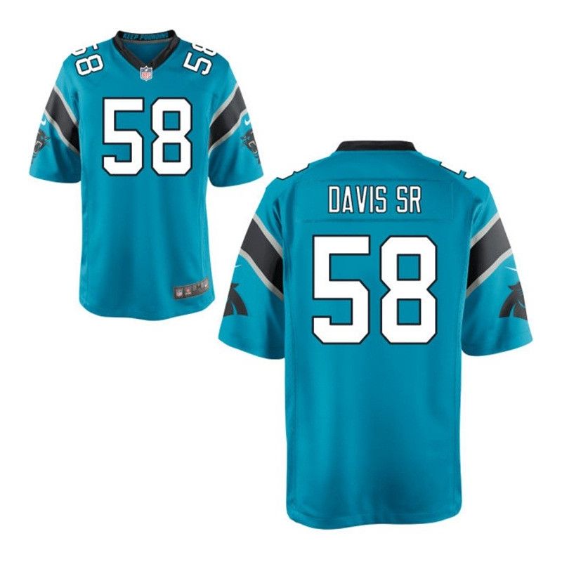 Cheap Thomas Davis Sr Panthers Jersey From China Blue Limited #58