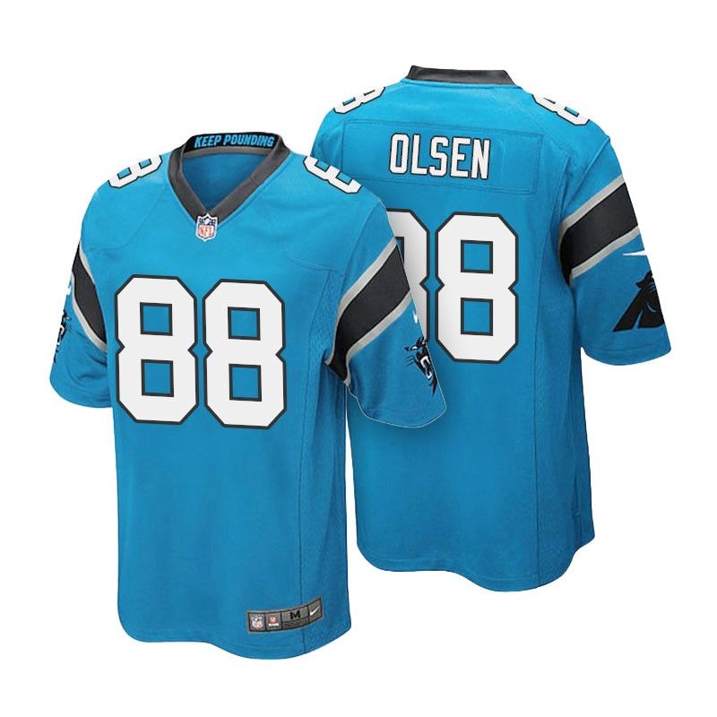 Cheap Greg Olsen Panthers Jersey From China Blue Limited #88
