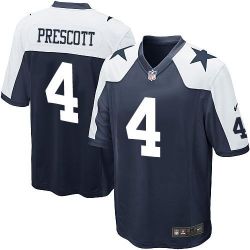 Cheap Dak Prescott Cowboys Jersey From China Blue thanksgiving Limited #4